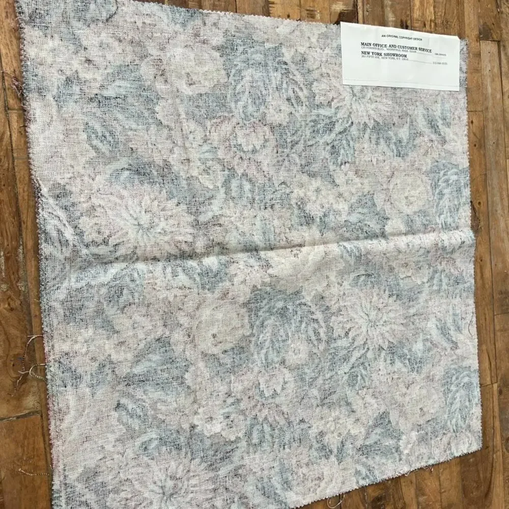 Ametex Fabric Squares 5 Floral Sample Sheets 26.5